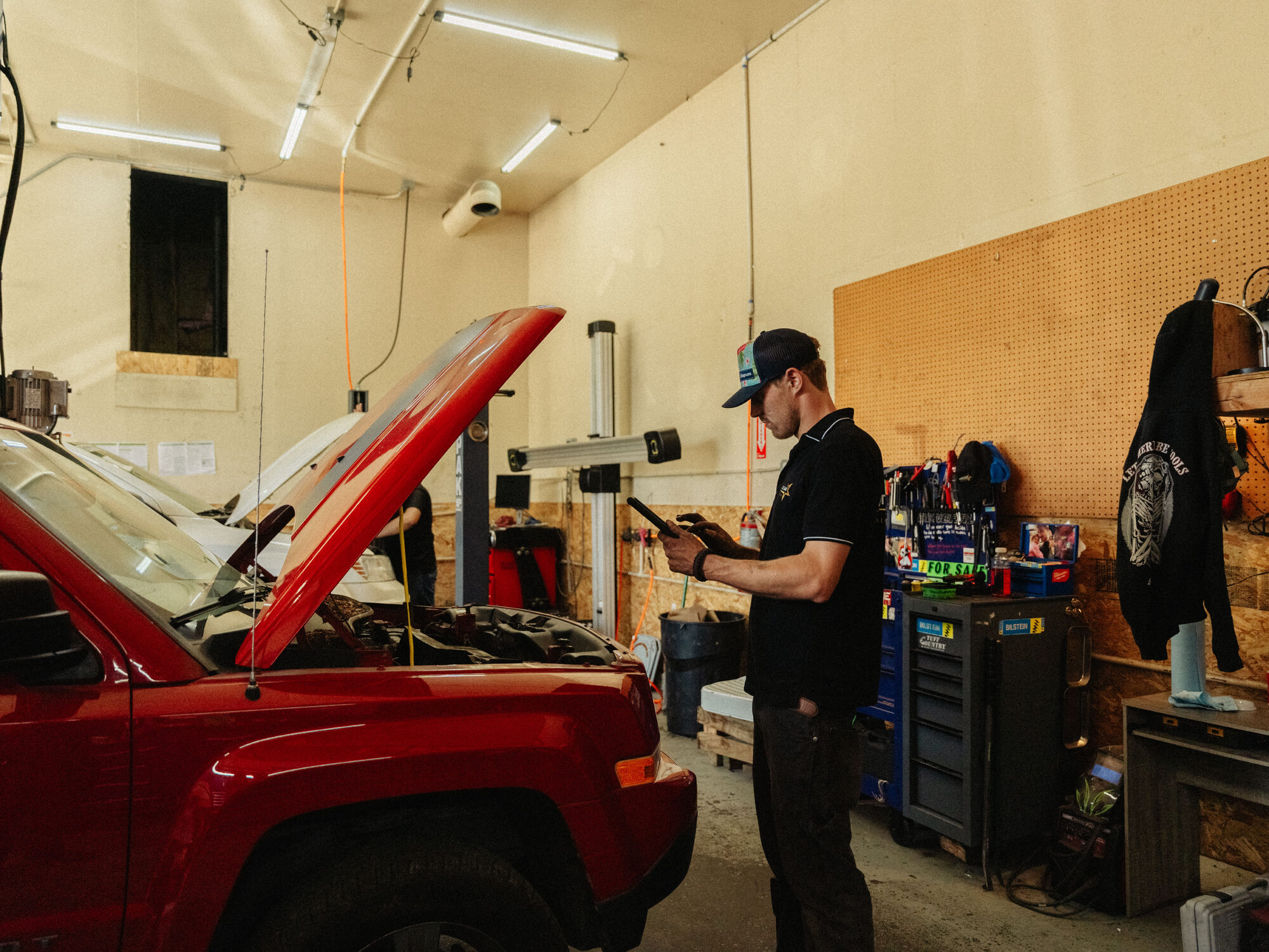 Inside the workshop at Auto Star